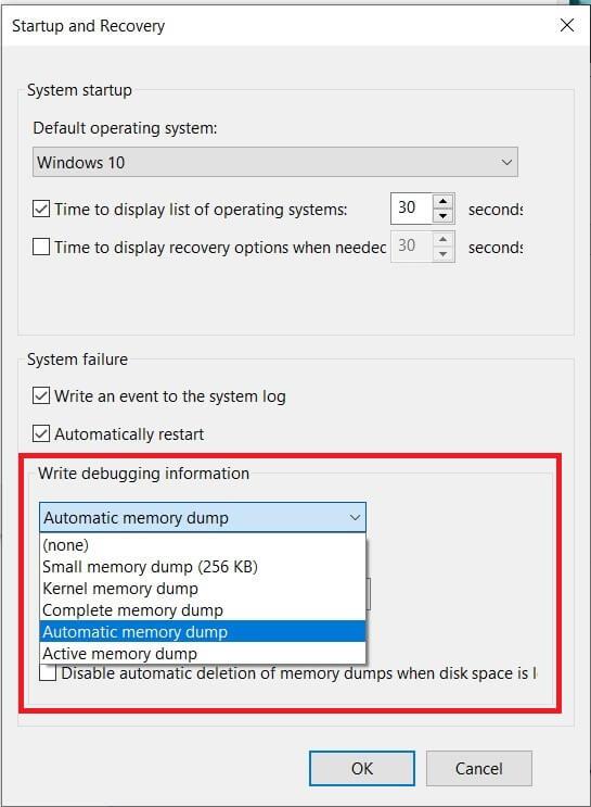 Di mana file log BSOD berada di Windows 10?