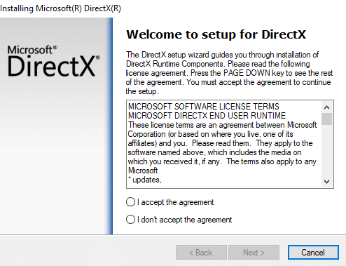 Téléchargez et installez DirectX sur Windows 10
