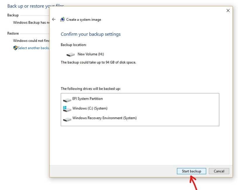 Creazione di un backup completo dell'immagine del sistema in Windows 10 [La guida definitiva]