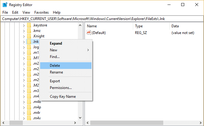 Corregir los iconos de acceso directo cambiados al icono de Internet Explorer