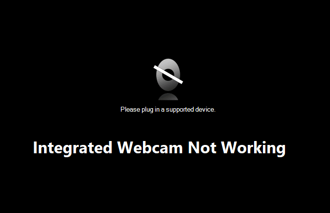 Исправить встроенную веб-камеру, не работающую в Windows 10