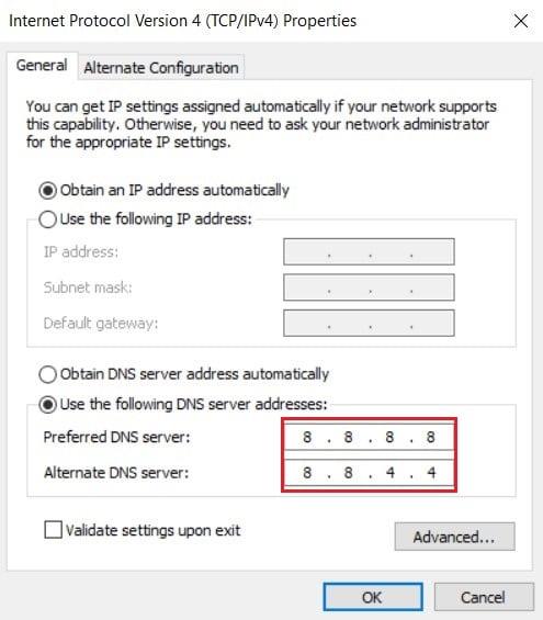 Perbaiki NET::ERR_CONNECTION_REFUSED di Chrome