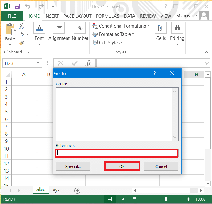 التبديل بسرعة بين أوراق العمل في Excel