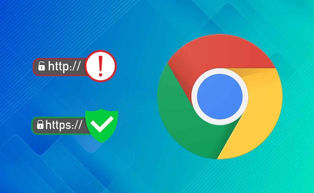 Предупреждение о небезопасности в Google Chrome