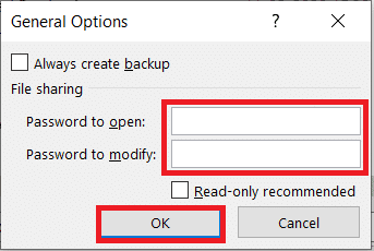كيفية إزالة كلمة المرور من ملف Excel