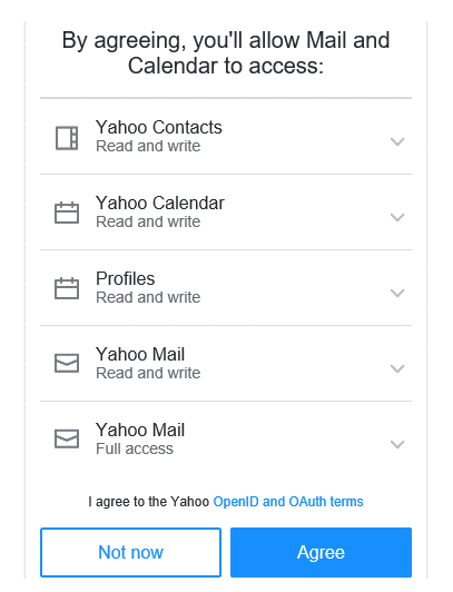 Configura l'account e-mail Yahoo nell'app di posta di Windows 10