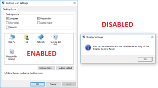 Cegah Pengguna Mengubah Ikon Desktop di Windows 10