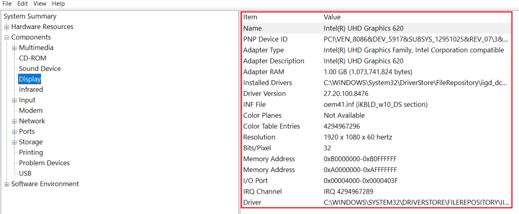 Jak sprawdzić model monitora w systemie Windows 10?