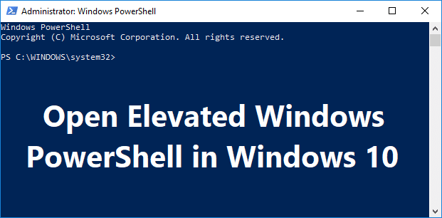 7 sposobów na otwarcie podwyższonego środowiska Windows PowerShell w systemie Windows 10