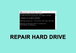 Bagaimana Cara Memperbaiki atau Memperbaiki Hard Drive yang Rusak Menggunakan CMD?