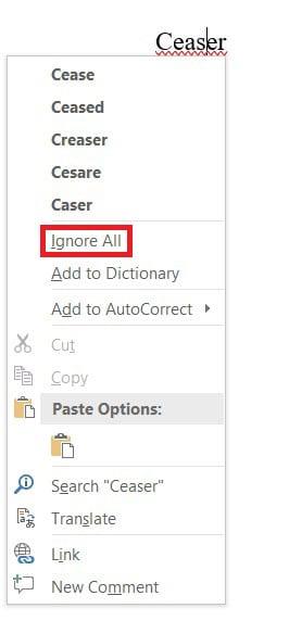 Comment désactiver le correcteur orthographique de Microsoft Word