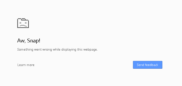 Perbaiki Aw Snap Error di Google Chrome