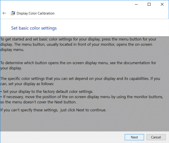 Cara Menentukur Warna Paparan Monitor anda dalam Windows 10