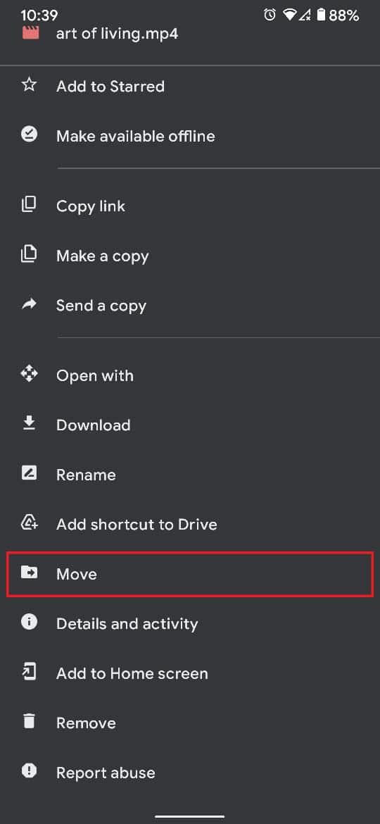 Comment déplacer des fichiers d'un Google Drive à un autre