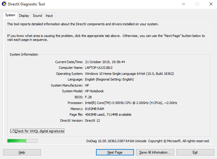 Remediere Imposibil de instalat DirectX pe Windows 10