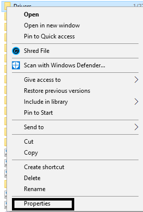 Correction d'une erreur non spécifiée lors de la copie d'un fichier ou d'un dossier dans Windows 10