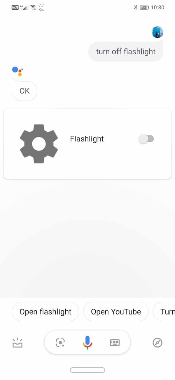 Google Asistan Kullanarak Cihaz El Feneri Nasıl Açılır Google Asistan Kullanarak Cihaz El Feneri Nasıl Açılır