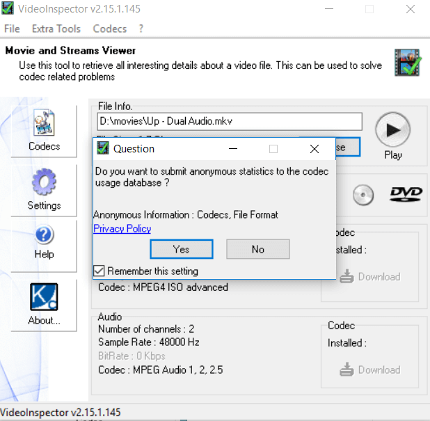 Kenal pasti dan Pasang Codec Audio & Video yang Hilang dalam Windows