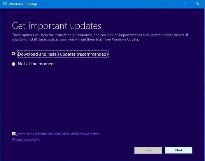 วิธีการซ่อมแซม ติดตั้ง Windows 10 อย่างง่ายดาย