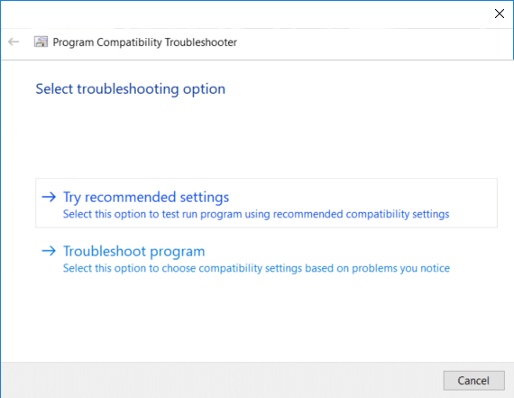 在 Windows 10 中更改應用程序的兼容模式