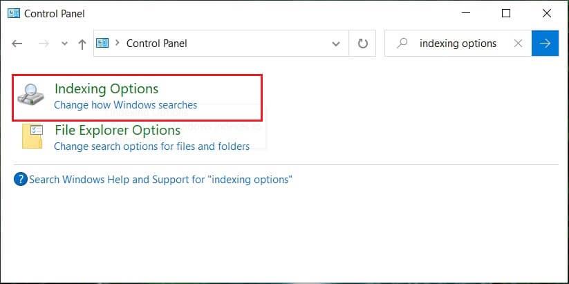 Perbaiki Pencarian Tidak Bekerja di Windows 10
