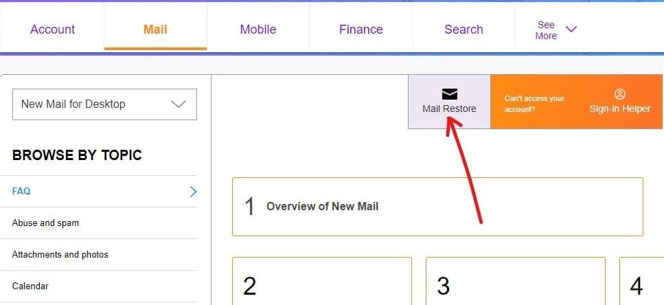 Как связаться с Yahoo для получения информации о поддержке