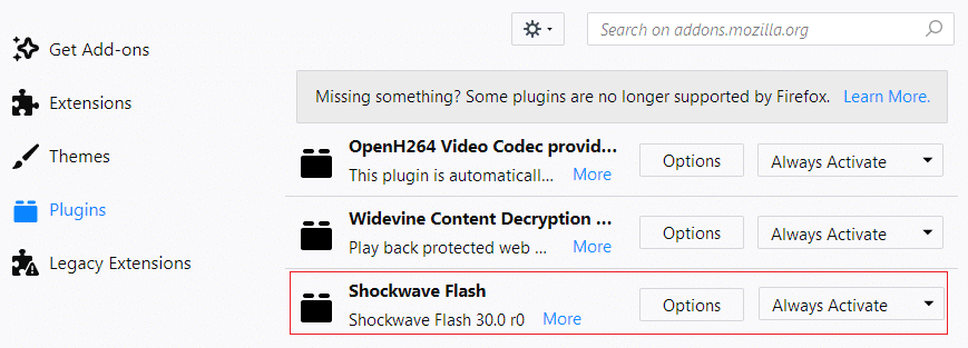 在 Chrome、Firefox 和 Edge 上啟用 Adob​​e Flash Player