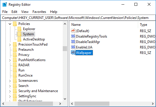 Empêcher les utilisateurs de modifier le papier peint du bureau dans Windows 10