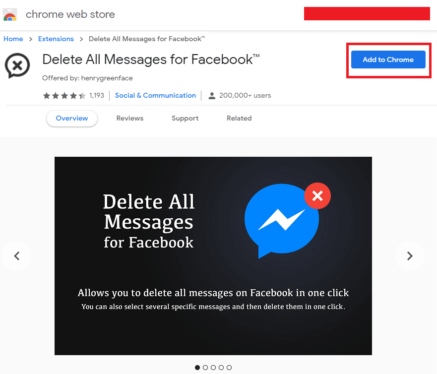 5 modi per eliminare più messaggi di Facebook