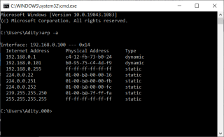 Cara Menghapus Cache ARP di Windows 10