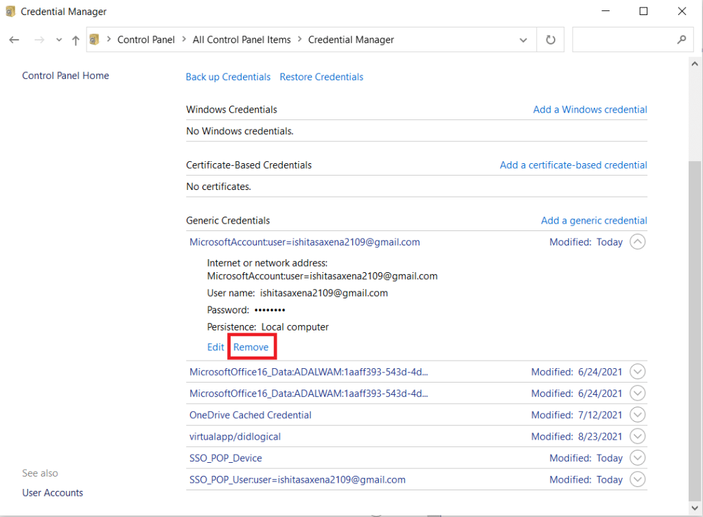 Outlook 암호 프롬프트가 다시 나타나는 문제 수정
