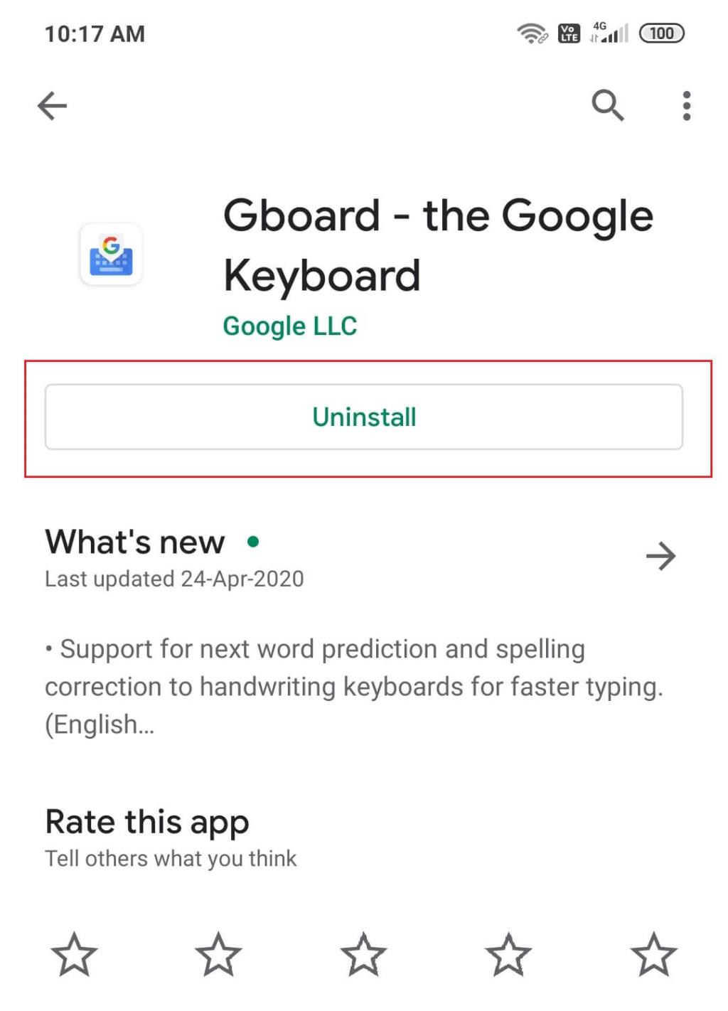 Fix Gboard يتعطل باستمرار على Android
