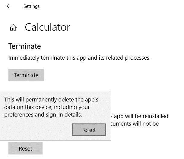 Réparer la calculatrice Windows 10 manquante ou disparue