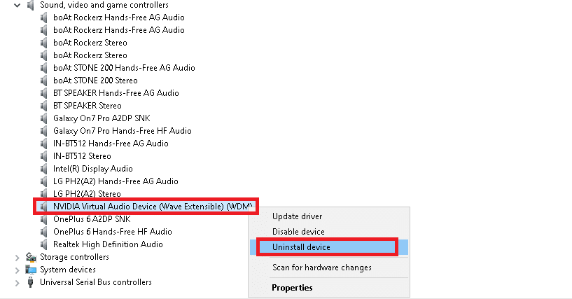 Nvidia virtual audio device wave extensible wdm драйвер windows 10 что это