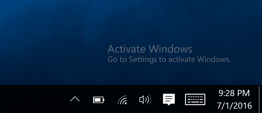 قم بإزالة علامة تنشيط Windows 10 المائية بشكل دائم