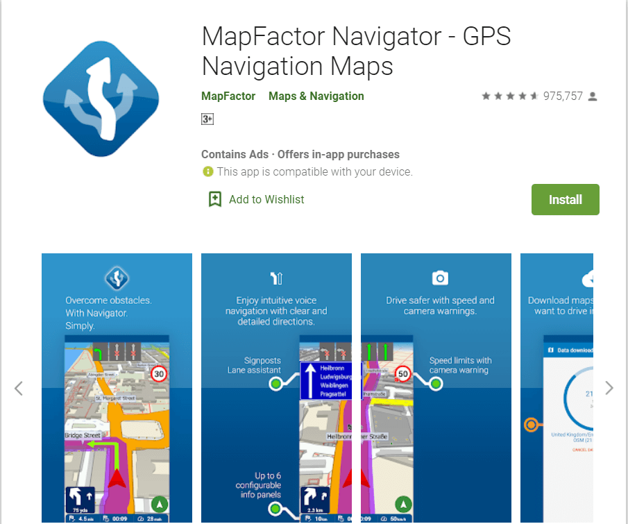 MapFactor: Navigasi GPS