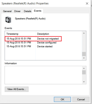 Perbaiki Perangkat Tidak Dimigrasikan Kesalahan pada Windows 10
