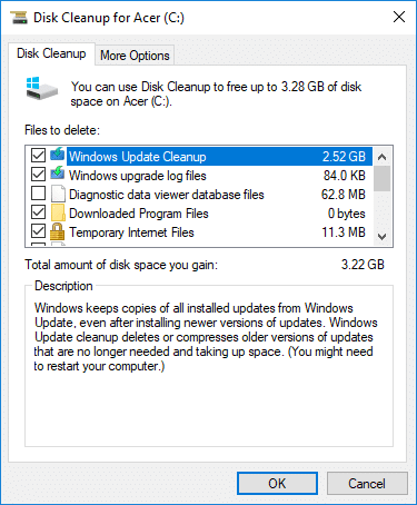 So verwenden Sie die Datenträgerbereinigung in Windows 10