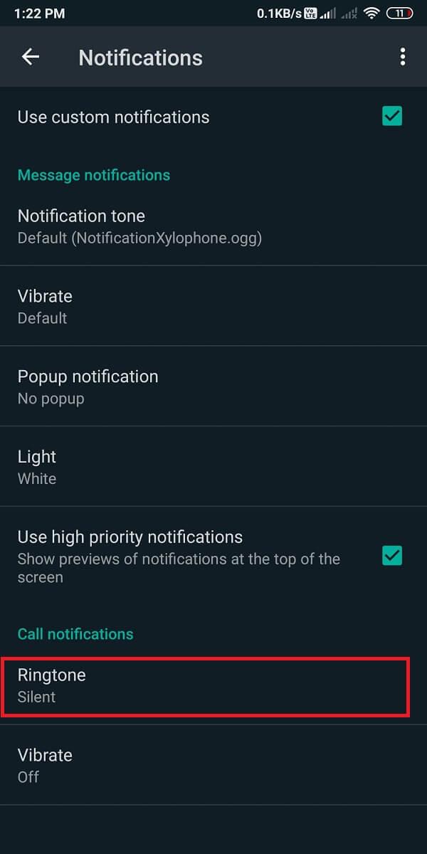 Bagaimana Untuk Membisukan Panggilan Whatsapp Pada Android?