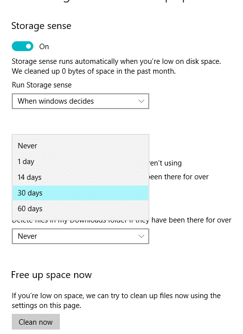 Windows 10에서 임시 파일을 삭제하는 방법