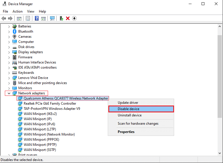 Perbaiki Kesalahan Media Terputus pada Windows 10