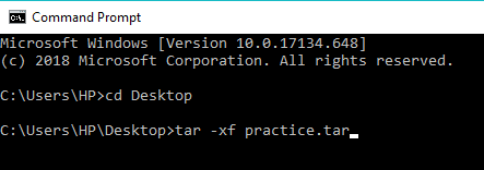 كيفية فتح ملفات TAR (.tar.gz) على نظام التشغيل Windows 10