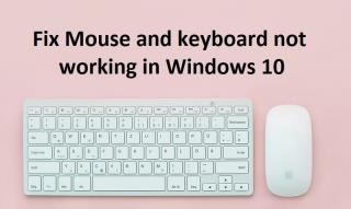 Mouse e tastiera non funzionano in Windows 10 [RISOLTO]