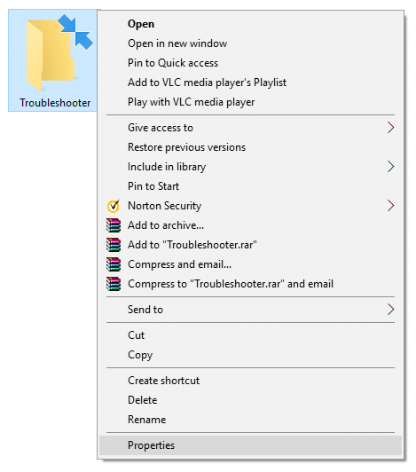Rimuovi licona delle frecce blu su file e cartelle compressi in Windows 10