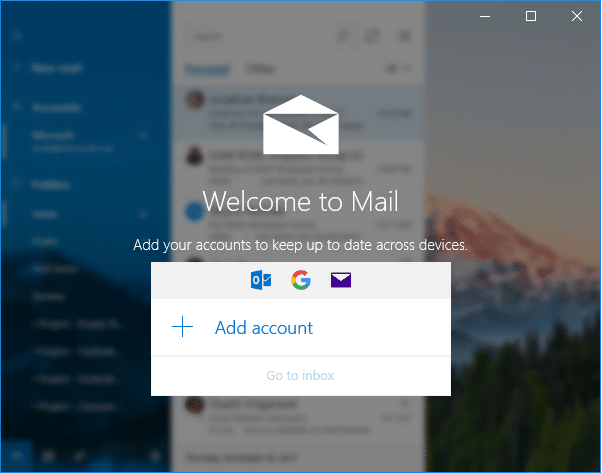 Windows 10에서 Gmail을 설정하는 방법