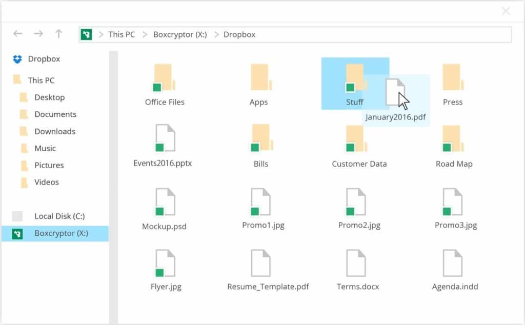 BoxCryptor pour sécurité avancée