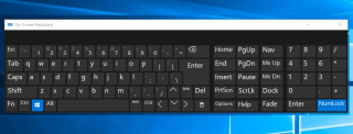 เคล็ดลับ Windows 10: เปิดหรือปิดแป้นพิมพ์บนหน้าจอ