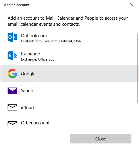 Come configurare Gmail in Windows 10