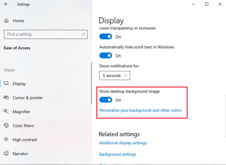 Betulkan Latar Belakang Desktop Hitam Dalam Windows 10