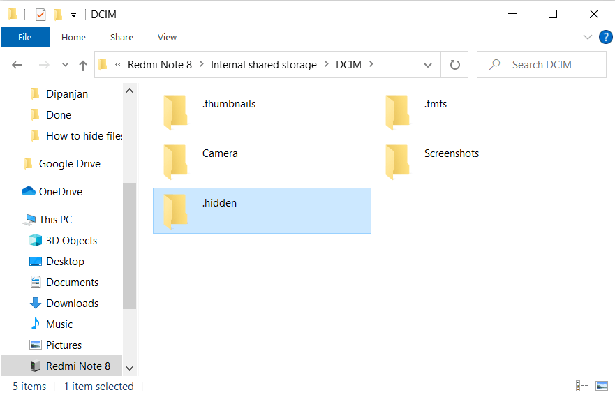 Androidでファイル、写真、ビデオを非表示にする方法